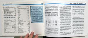 1986 Ford Mercury Dealer Electrical & Vacuum Diagram Service Manual Taurus Sable