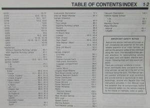 1992 Ford Escort Mercury Tracer Electrical & Vacuum Trouble Shooting Shop Manual