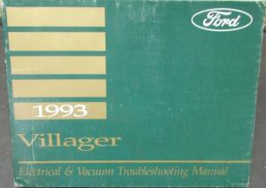 1993 Mercury Villager Electrical & Vacuum Trouble Shooting Shop Service Manual
