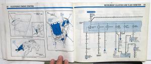 1987 Ford Dealer Electrical & Vacuum Diagram Service Manual Mustang
