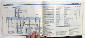 1987 Ford Dealer Electrical & Vacuum Diagram Service Manual Mustang