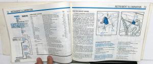 1987 Lincoln Dealer Electrical & Vacuum Diagram Manual Continental Mark VII