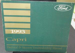 1993 Mercury Capri Electrical & Vacuum Trouble Shooting Shop Service Manual
