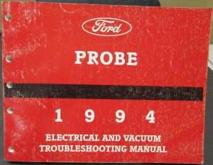 1994 Ford Probe Electrical & Vacuum Trouble Shooting Shop Service Manual