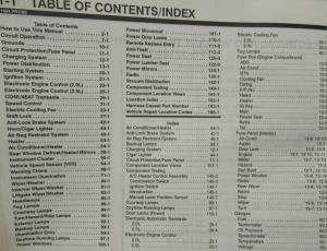 1994 Ford Probe Electrical & Vacuum Trouble Shooting Shop Service Manual