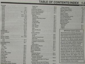 1994 Ford Probe Electrical & Vacuum Trouble Shooting Shop Service Manual