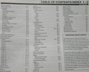 1994 Lincoln Town Car Electrical & Vacuum Trouble Shooting Shop Service Manual