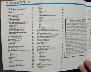 1988 Ford Dealer Electrical & Vacuum Diagram Service Manual Festiva