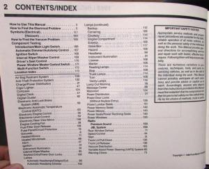 1989 Lincoln Dealer Electrical & Vacuum Diagram Service Manual Continental