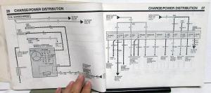 1989 Ford Mercury Dealer Electrical & Vacuum Diagram Manual T-Bird Cougar