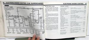 1989 Ford Mercury Dealer Electrical & Vacuum Diagram Manual T-Bird Cougar