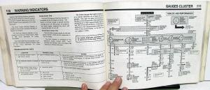 1989 Ford Mercury Dealer Electrical & Vacuum Diagram Manual T-Bird Cougar