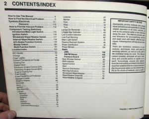 1989 Ford Dealer Electrical & Vacuum Diagram Service Manual Escort
