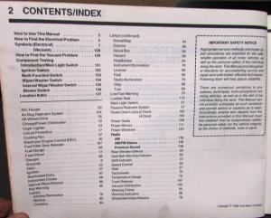 1989 Ford Mercury Dealer Electrical & Vacuum Diagram Service Manual Tempo Topaz