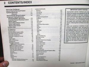 1989 Lincoln Dealer Electrical & Vacuum Diagram Service Manual Mark VII