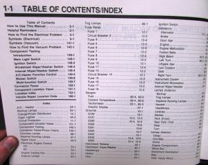 1990 Ford Dealer Electrical & Vacuum Diagram Service Manual Escort