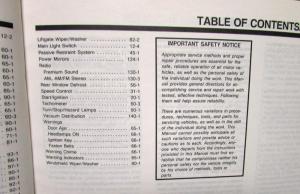 1990 Ford Dealer Electrical & Vacuum Diagram Service Manual Escort