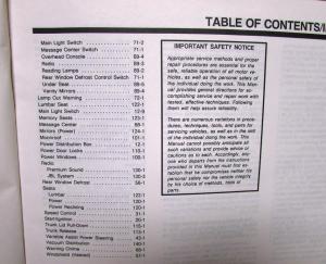 1990 Lincoln Dealer Electrical & Vacuum Diagram Service Manual Continental