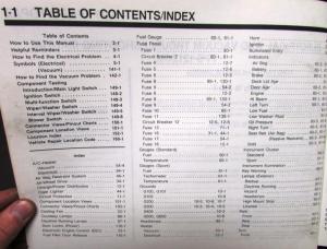 1990 Ford Mercury Dealer Electrical & Vacuum Diagram Service Manual Tempo Topaz