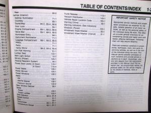 1990 Ford Mercury Dealer Electrical & Vacuum Diagram Service Manual Tempo Topaz