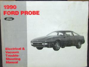 1990 Ford Dealer Electrical & Vacuum Diagram Service Manual Probe