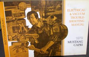 1979 Ford Mercury Dealer Electrical & Vacuum Diagram Manual Mustang Capri