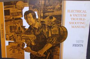 1979 Ford Dealer Electrical & Vacuum Diagram Service Manual Fiesta
