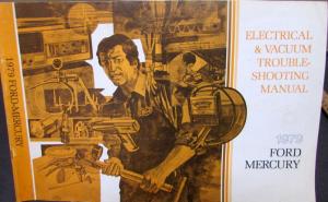 1979 Ford Mercury Electrical & Vacuum Diagram Service Manual Repair
