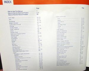 1980 Ford Mercury Dealer Electrical & Vacuum Diagram Service Manual