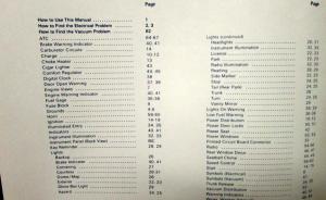 1980 Lincoln Dealer Electrical & Vacuum Diagram Service Manual Versailles