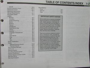 1995 Ford Aspire Electrical Vacuum Troubleshooting Shop Service Manual