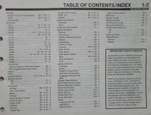 1995 Ford Escort Mercury Tracer Electrical Vacuum Troubleshooting Shop Manual