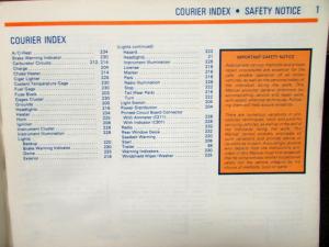 1981 Ford Dealer Electrical & Vacuum Diagram Manual Bronco F 100-250-350 Courier