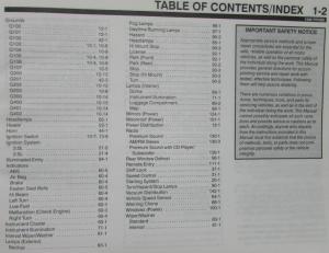 1996 Ford Probe Electrical & Vacuum Troubleshooting Shop Service Manual