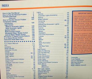 1982 Ford Mercury Dealer Electrical & Vacuum Diagram Service Manual