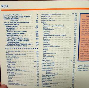 1982 Ford Mercury Electrical & Vacuum Diagram Service Manual T-Bird XR-7