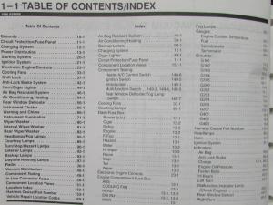 1996 Ford Aspire Electrical & Vacuum Troubleshooting Shop Service Manual