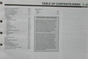 1996 Ford Aspire Electrical & Vacuum Troubleshooting Shop Service Manual