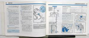 1983 Ford Mercury Dealer Electrical & Vacuum Diagram Manual Mustang Capri
