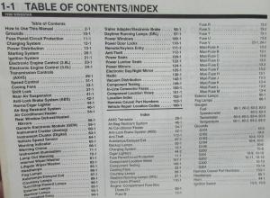 1996 Ford Windstar Electrical & Vacuum Troubleshooting Shop Service Manual