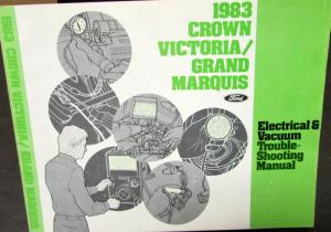 1983 Ford Mercury Electrical & Vacuum Diagram Crown Victoria Grand Marquis
