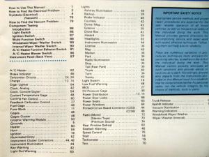 1983 Ford Mercury Electrical & Vacuum Diagram Manual Fairmont Futura Zephyr