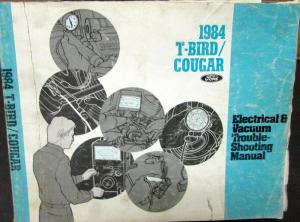 1984 Ford Mercury Dealer Electrical & Vacuum Diagram Manual T-Bird Cougar