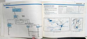1984 Ford Dealer Electrical & Vacuum Diagram Service Manual Bronco II