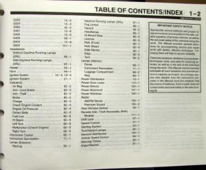 1998 Ford Dealer Electrical & Vacuum Diagram Service Manual Escort Coupe
