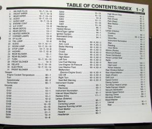 1998 Mercury Dealer Electrical & Vacuum Diagram Service Manual Villager