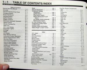 1998 Ford Mercury Dealer Electrical & Vacuum Diagram Manual Escort Tracer