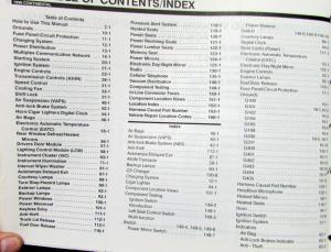 1998 Lincoln Dealer Electrical & Vacuum Diagram Manual Continental