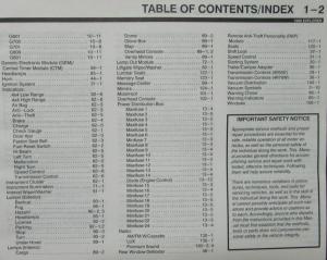 1996 Ford Explorer Electrical & Vacuum Troubleshooting Shop Service Manual