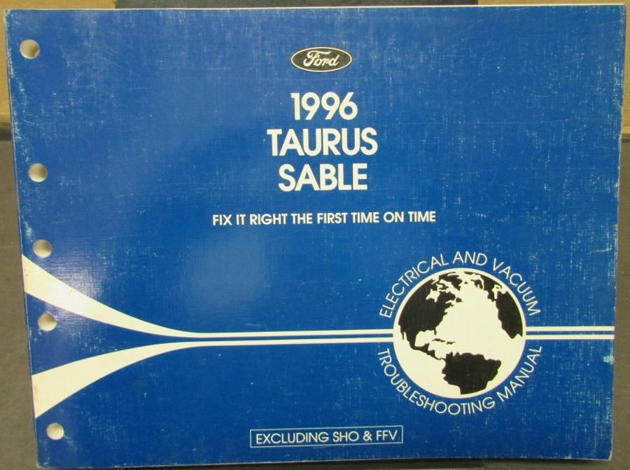 1996 Ford Taurus & Mercury Sable Electrical & Vacuum Troubleshooting Shop Manual